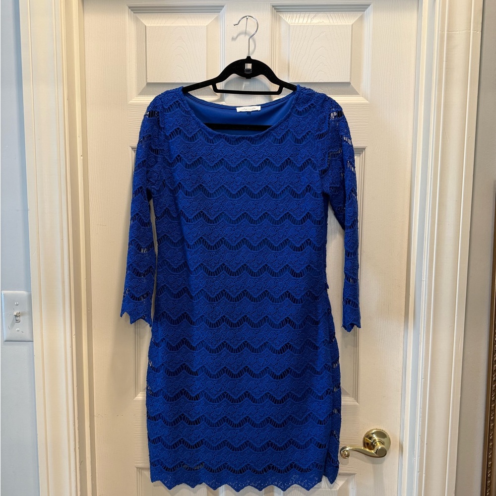 Sugarlips Royal Blue Lace Dress